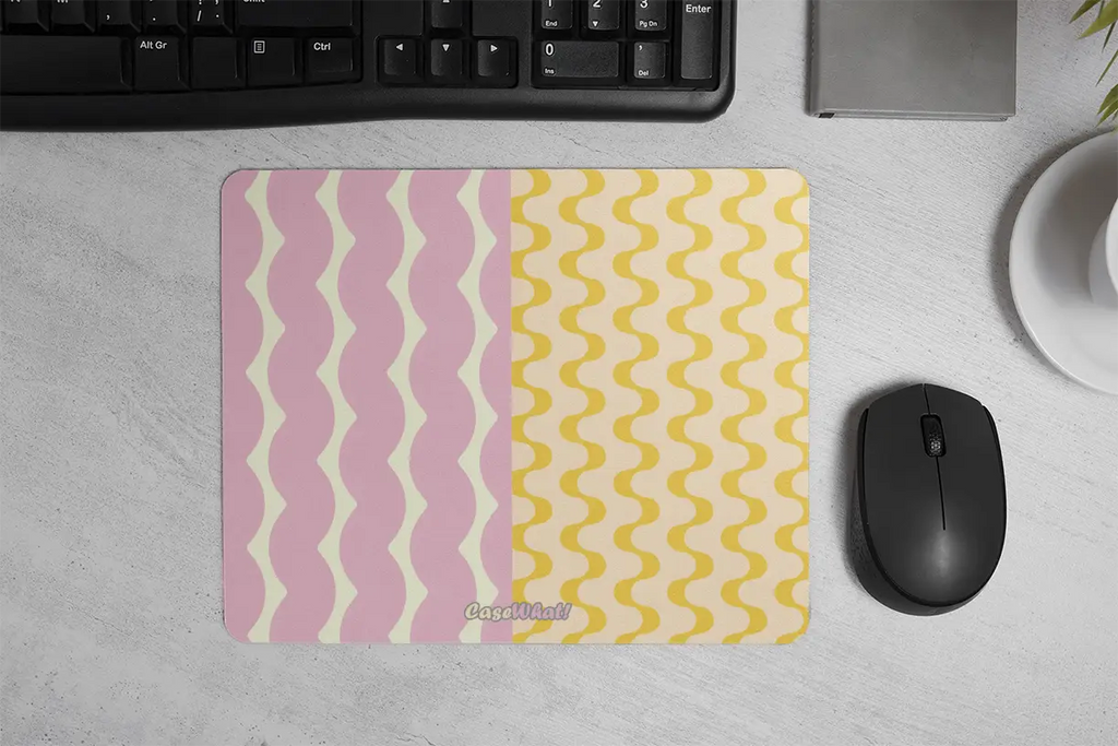 Pastel Waves Mouse Pad