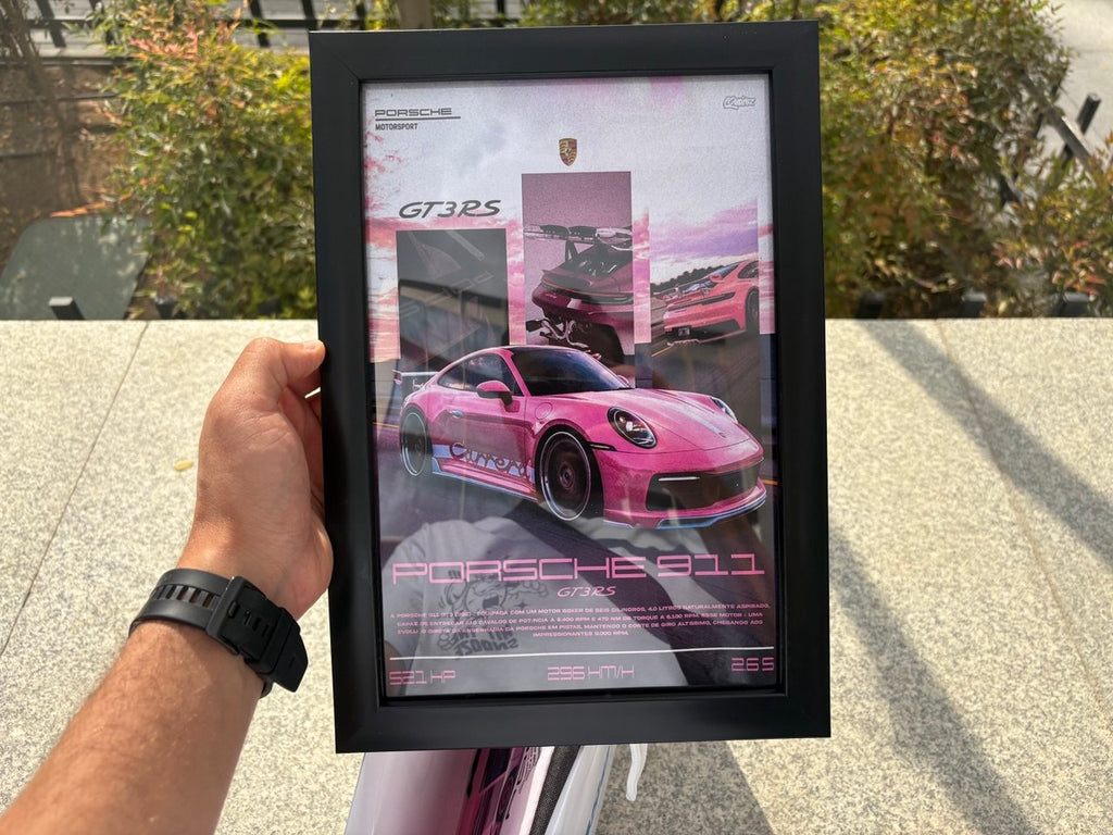 Pink Porsche Frame