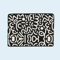 Black & White Doodles Laptop Sleeve