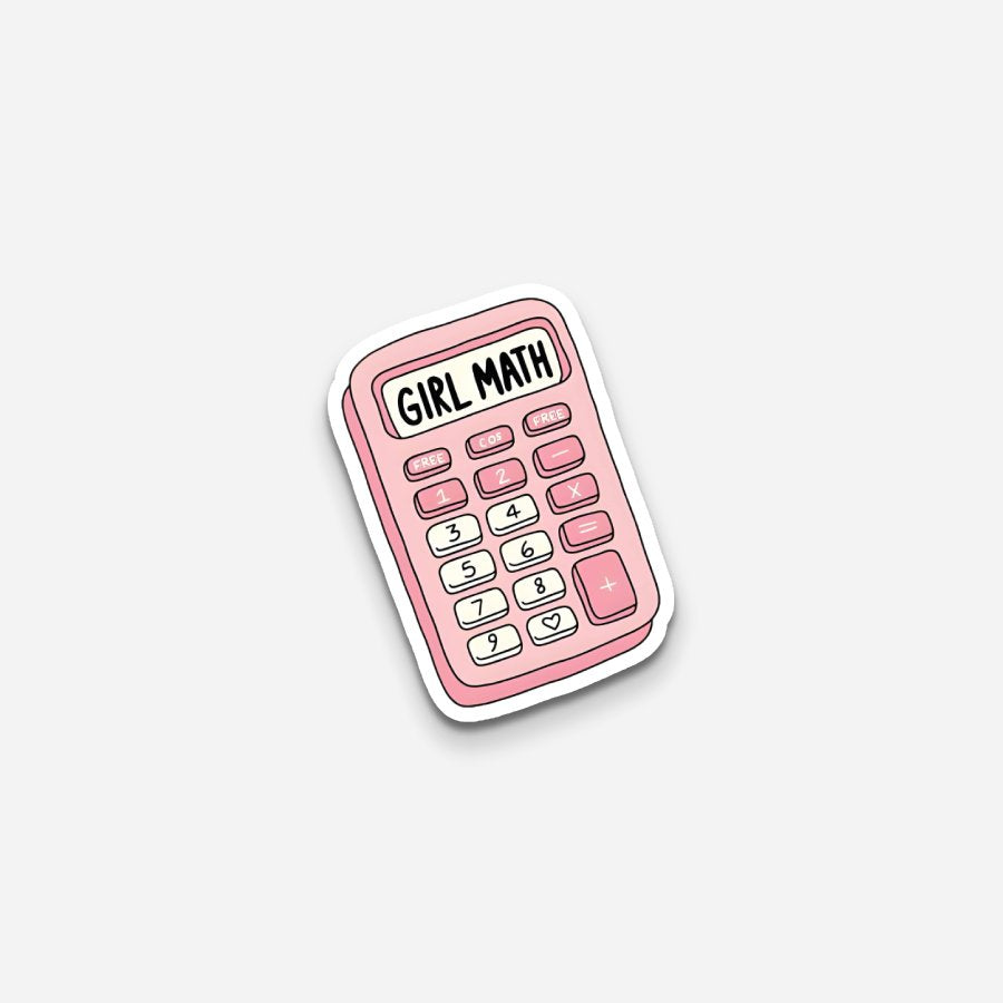 Girl Math Sticker