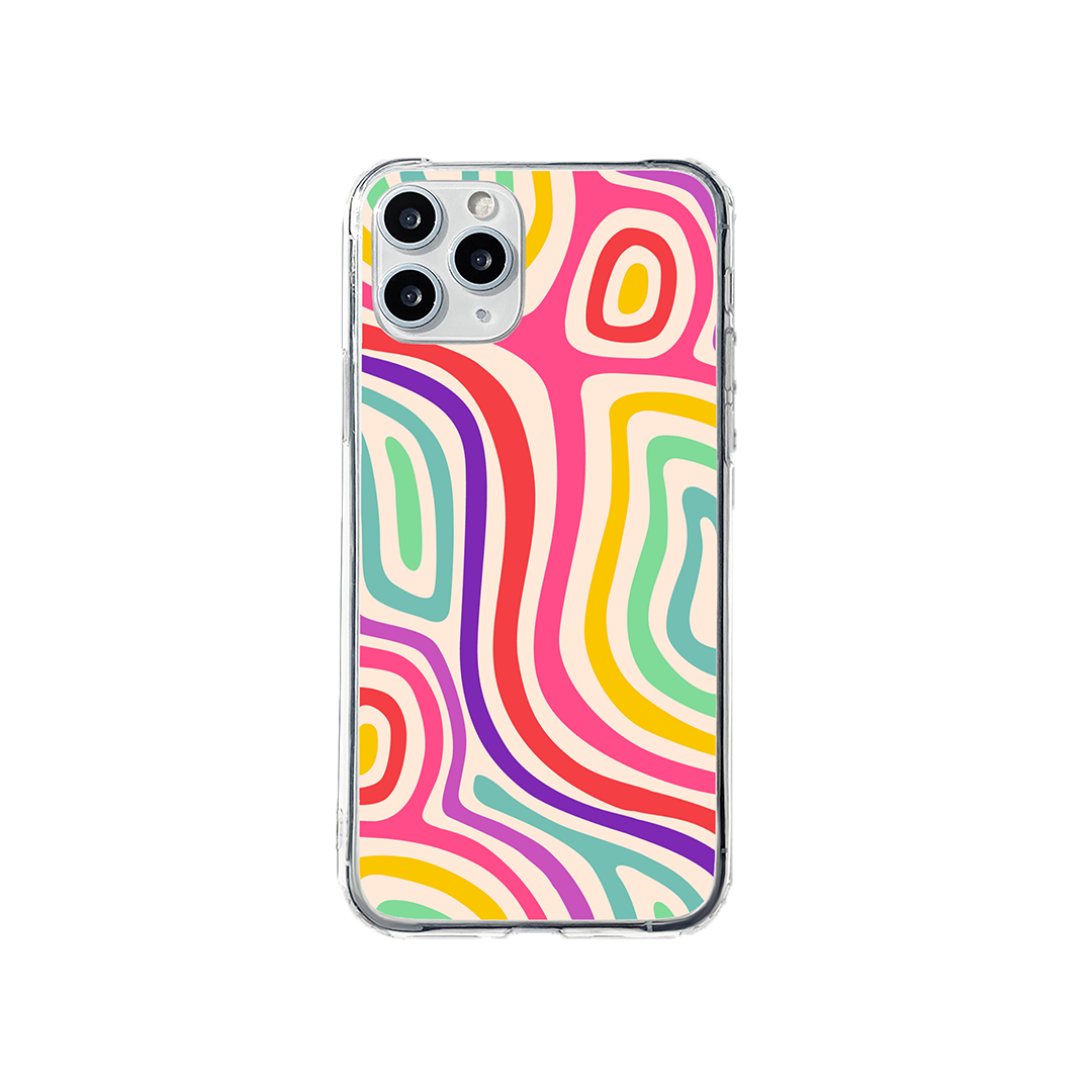 Colored Lines Mobile Case