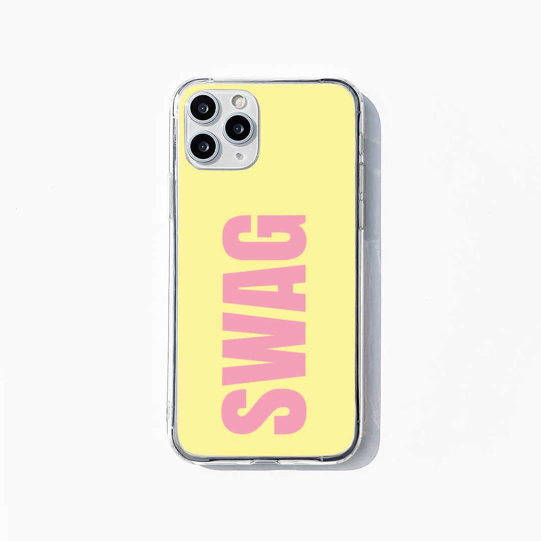 Yellow & Pink SWAG Mobile Case