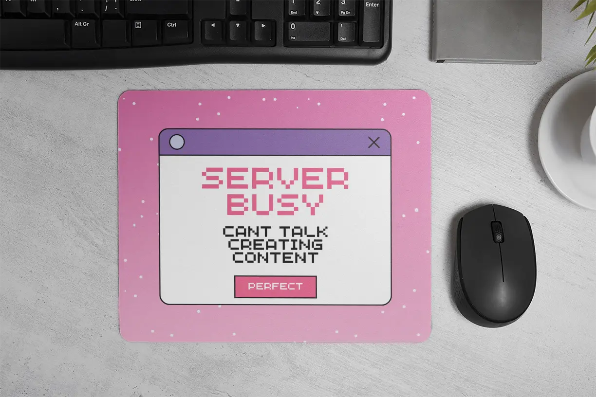 Creating Content Mouse Pad