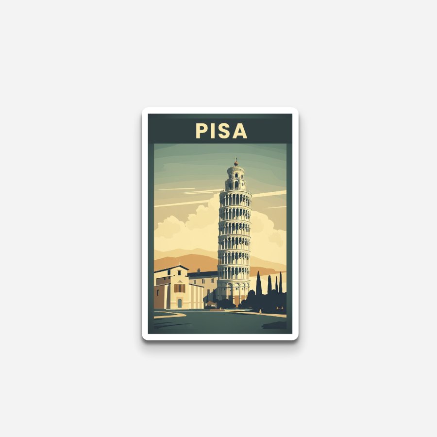 Iconic Pisa Sticker