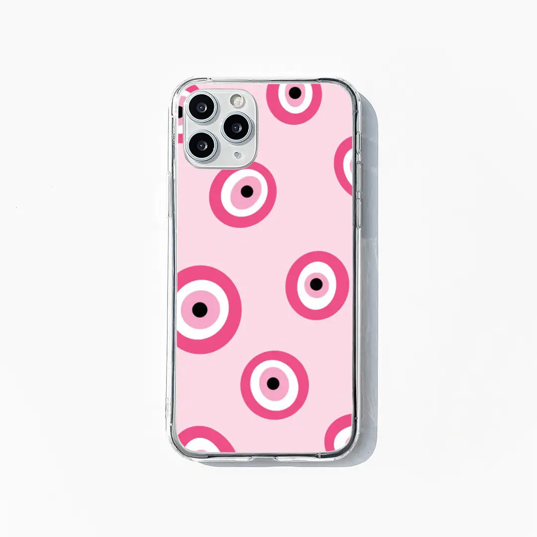 Pink 2 Evil Eye Mobile Case